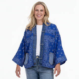Shannon Passero Bandana Short Kimono