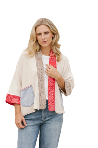 Shannon Passero  Bandana Cardigan