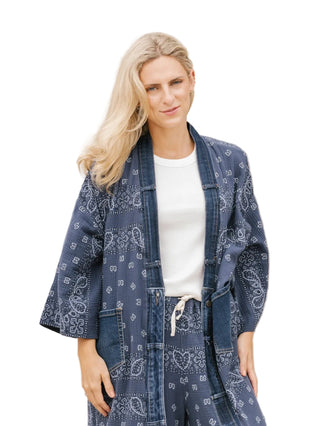 Shannon Passero Bandana Long Cardigan
