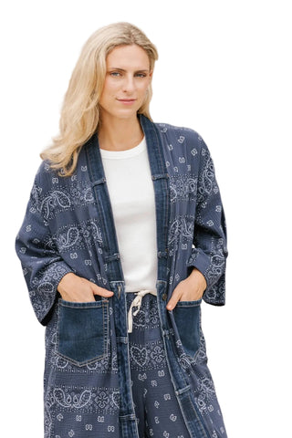 Shannon Passero Bandana Long Cardigan
