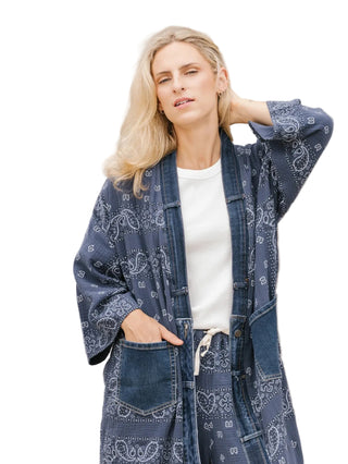 Shannon Passero Bandana Long Cardigan
