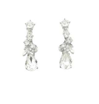 Crystal Waters Teardrop Diamond Earring