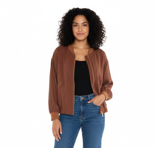 Amorosa  Zipper Moto Jacket