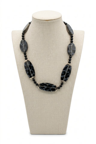 Tom & Eva Acrylic Multi Oval Necklace