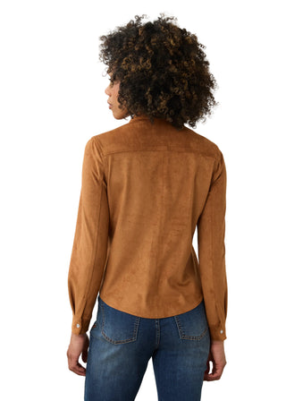 FDJ Long Sleeve Suede shirt