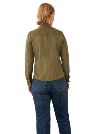 FDJ Long Sleeve Suede shirt