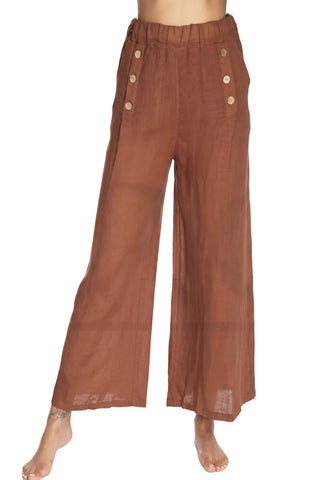 Amorosa  Sailor Linen Pant