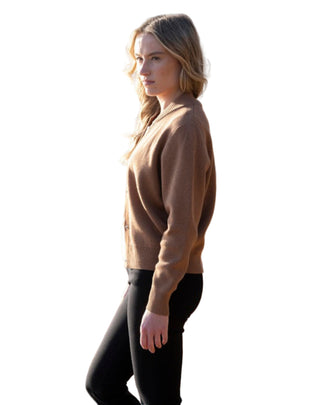 Marble Button Front Cardigan