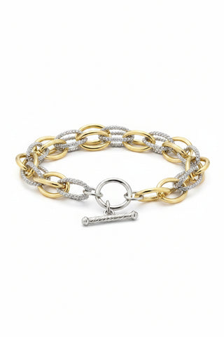 K. Bell Gold/Silver Multi Link Bracelet