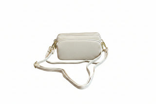 Crystale Tri-Zipper Purse