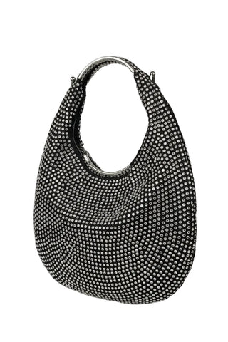 INZI Crystal Studded Hobo Bag