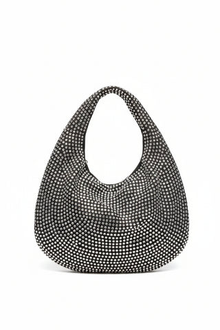 INZI Crystal Studded Hobo Bag
