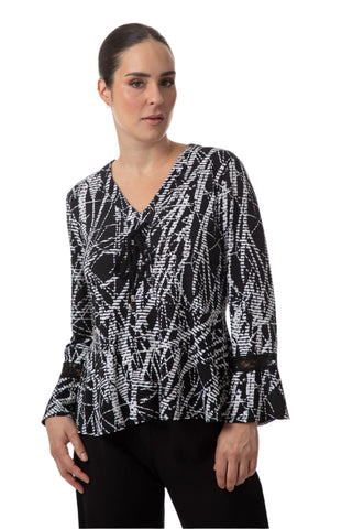 Bali v neck Long sleeve Top