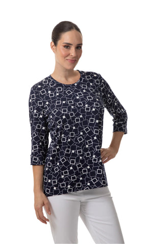 Bali Square Print Top