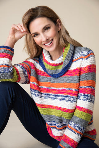 Multi Stripe Pullover