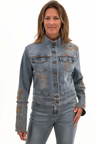 Orly Embroidered Jean Jacket