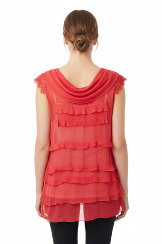 Amorosa  Ruffle Top
