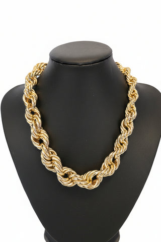 AquaLuxe Chunky Twist Necklace