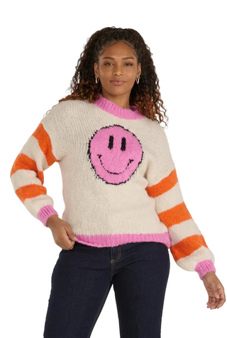 Jessica Laura Happy Face Sweater
