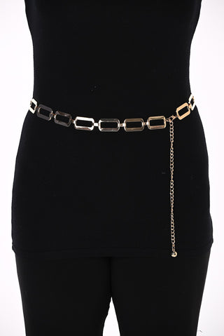 Frank Lyman Rectangle Link Chain Belt