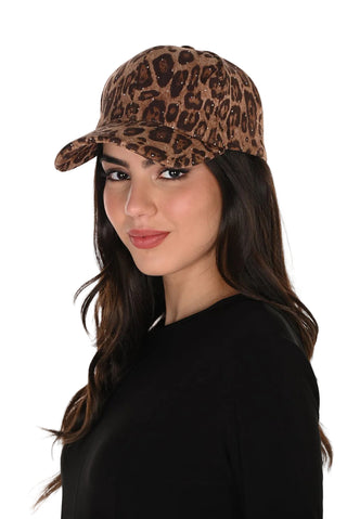 Frank Lyman Animal Print Ball Cap