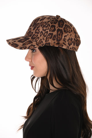 Frank Lyman Animal Print Ball Cap