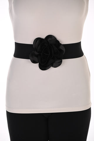 Frank Lyman Satin Rose Belt
