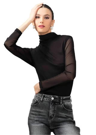 Alison Sheri Mock neck Top