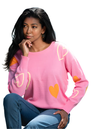 Alison Sheri Heart Sweater