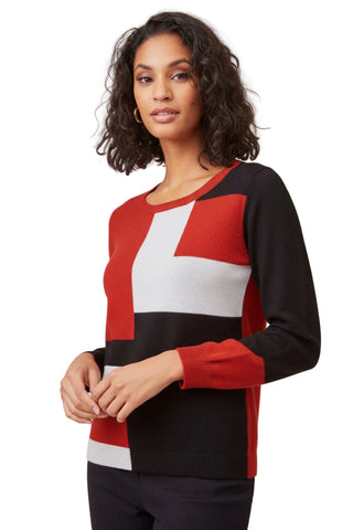 Alison Sheri Colour Blocked Sweater