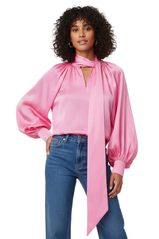 Alison Sheri Silk Tie Front Blouse