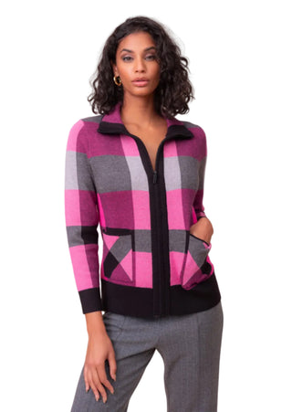 Alison Sheri Plaid Cardigan