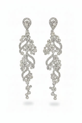 AOTA Shoulder Duster Rhinestone Earring