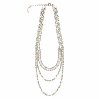 AOTA Tri strand Crystal Necklace