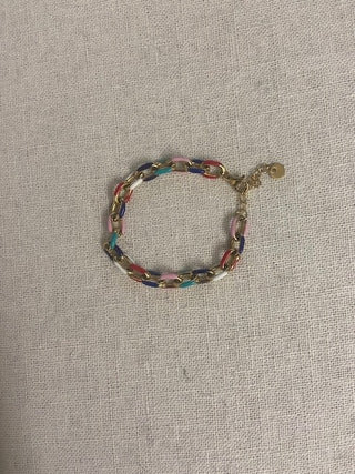 Crystal Waters Pastel Colour Link Bracelet