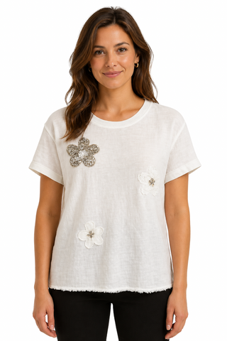 Eternelle Daisy Applique T-shirt