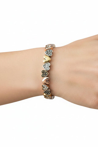 Bijoux Desert Multi Heart Bracelet