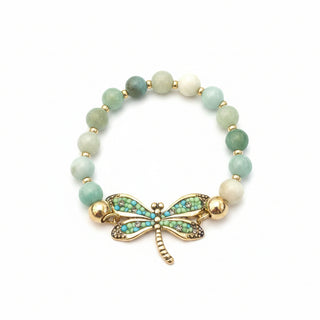 Bijoux Desert Semi Precious Dragonfly Bracelet