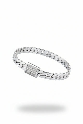 AquaLuxe Cubin Link Bracelet