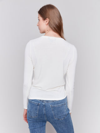 Soft Jersey Top with front Knot