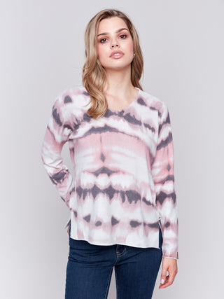 Charlie B Printed Sweater