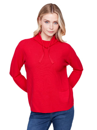 Charlie B Ottoman Funnel Neck Sweater