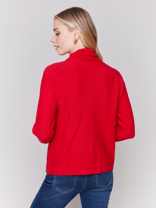 Charlie B Ottoman Funnel Neck Sweater