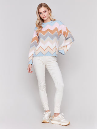 Chevron Knit Sweater