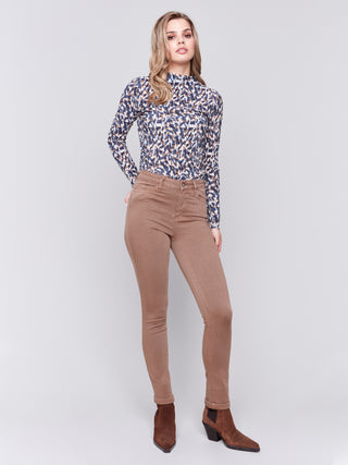 Charlie B Cuff hem pant