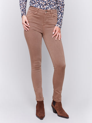 Charlie B Cuff hem pant