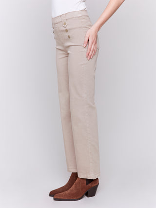 Charlie B Pull on flare Leg Pant