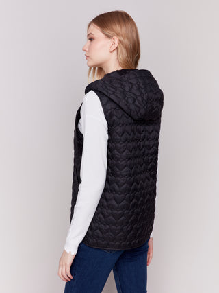 Charlie B Short Quilted Vest