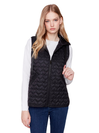 Charlie B Short Quilted Vest