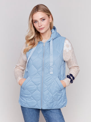 Short Quilted Puffer Vest